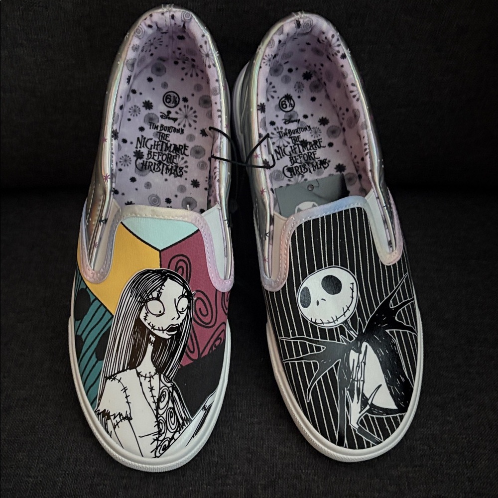 The Nightmare Before Christmas Slip-On Women’s Sneakers Size 6.5